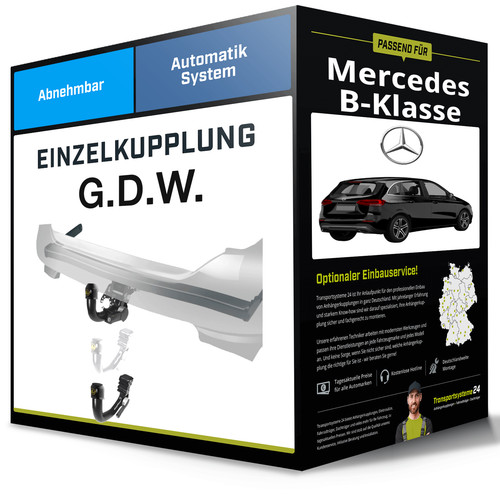 Abnehmbare anhängerkupplung - abnehmbare,